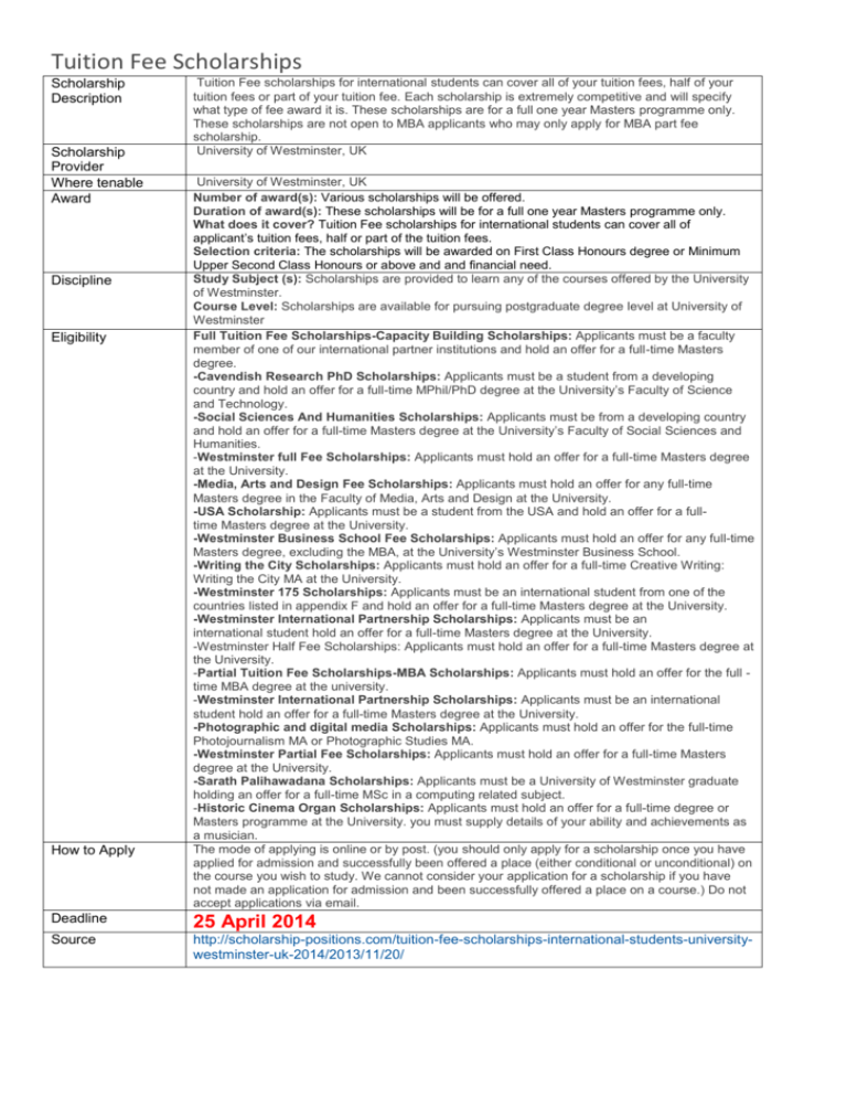 The Unseen Path: My Journey to Securing a Tuition Fee Scholarship